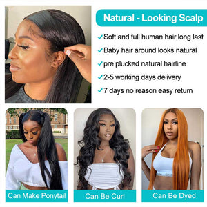 Cali and Clyde "Amari" Straight HD Lace Frontal Wigs