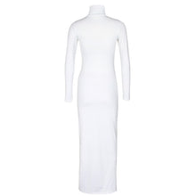 Load image into Gallery viewer, Cali and Clyde &quot;Truth or Dare&quot; Long Sleeve Bodycon Dresses White Full View
