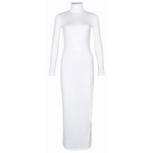 Load image into Gallery viewer, Cali and Clyde &quot;Truth or Dare&quot; Long Sleeve Bodycon Dresses White Full View